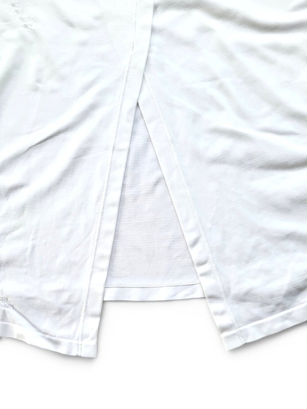 Athleta Foothill Seamless Nylon Stretch Split Back Tank Top in Bright White - Picture 11 of 11